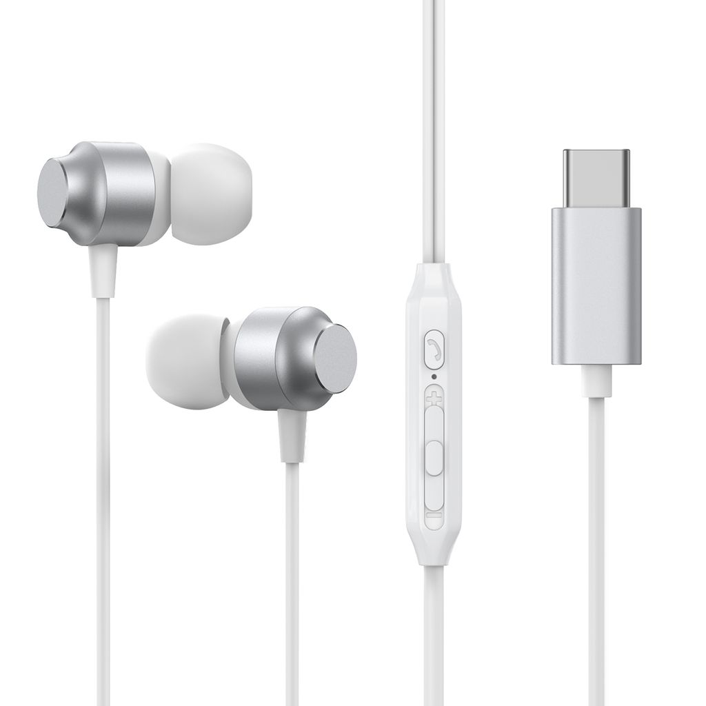 Joyroom JR-EC06 USB-C in-ear høretelefoner – hvide