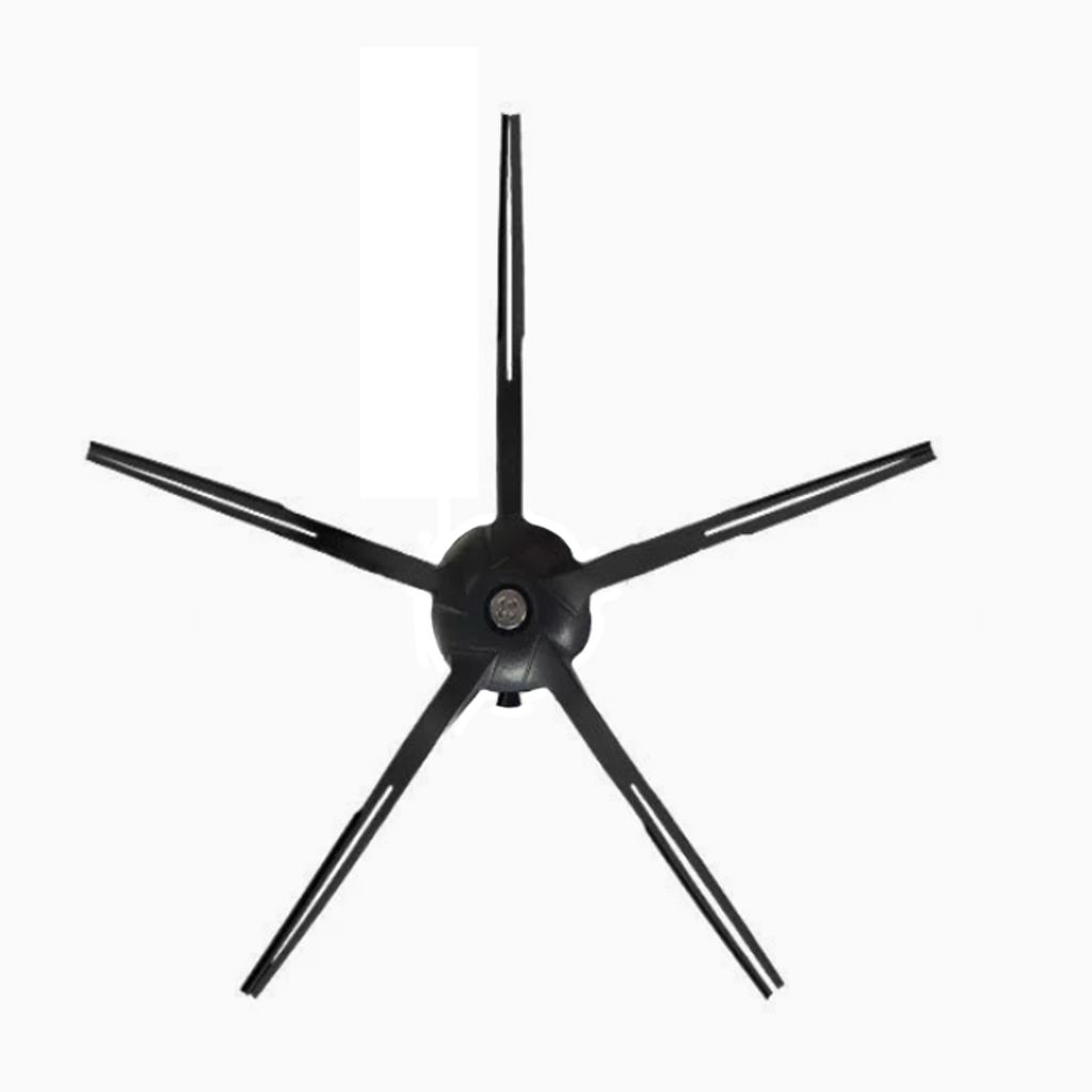 Roborock Qrevo S 5-armad sidoborste – svart