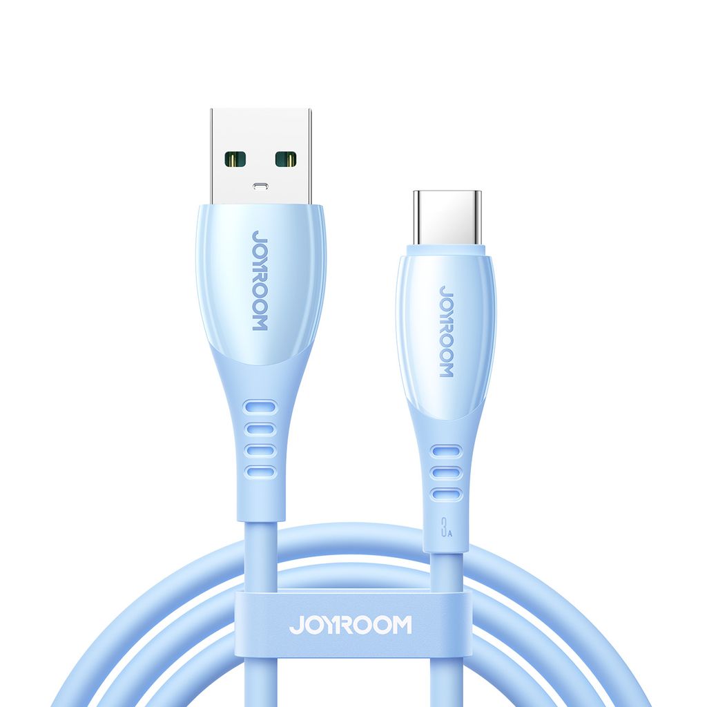 Joyroom S-A59 kabel ładujący do szybkiego ładowania USB A do USB C 1,2 m – niebieski