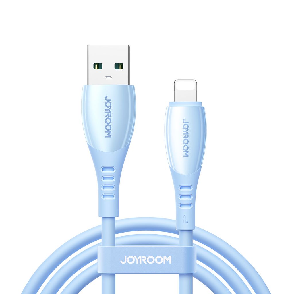 Joyroom S-A59 hurtigladekabel USB-A til Lightning 1,2m – Blå