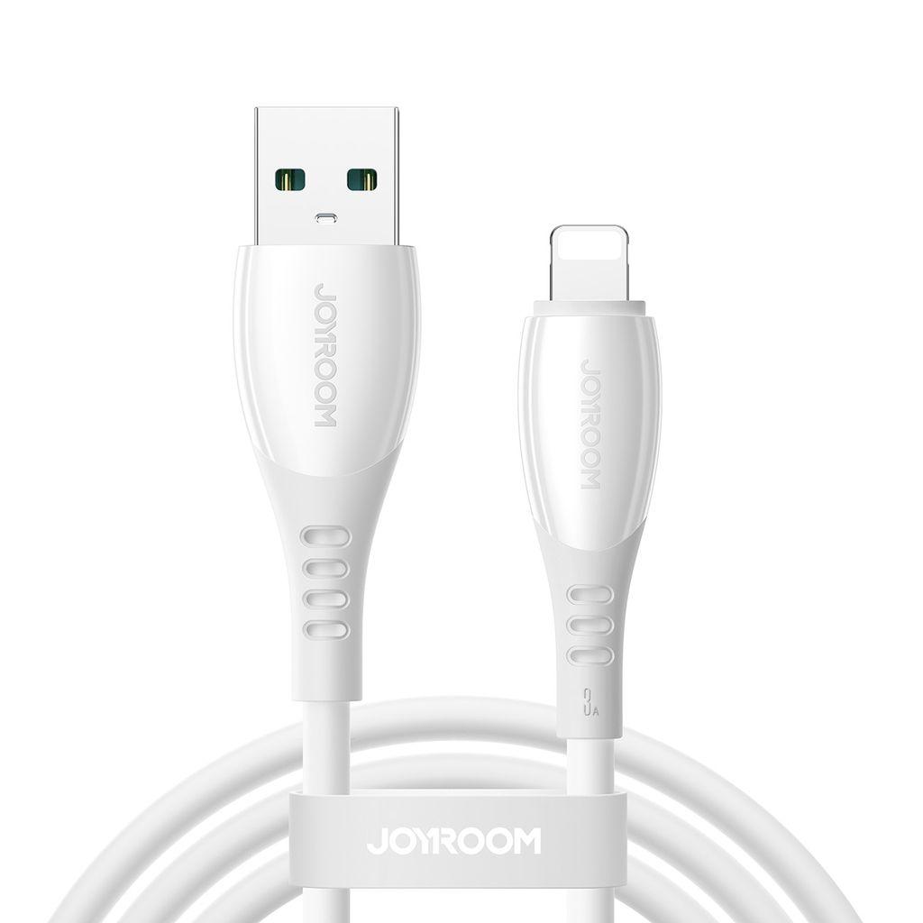 Joyroom S-A59 hurtigladekabel USB-A til Lightning 1,2m – Hvit
