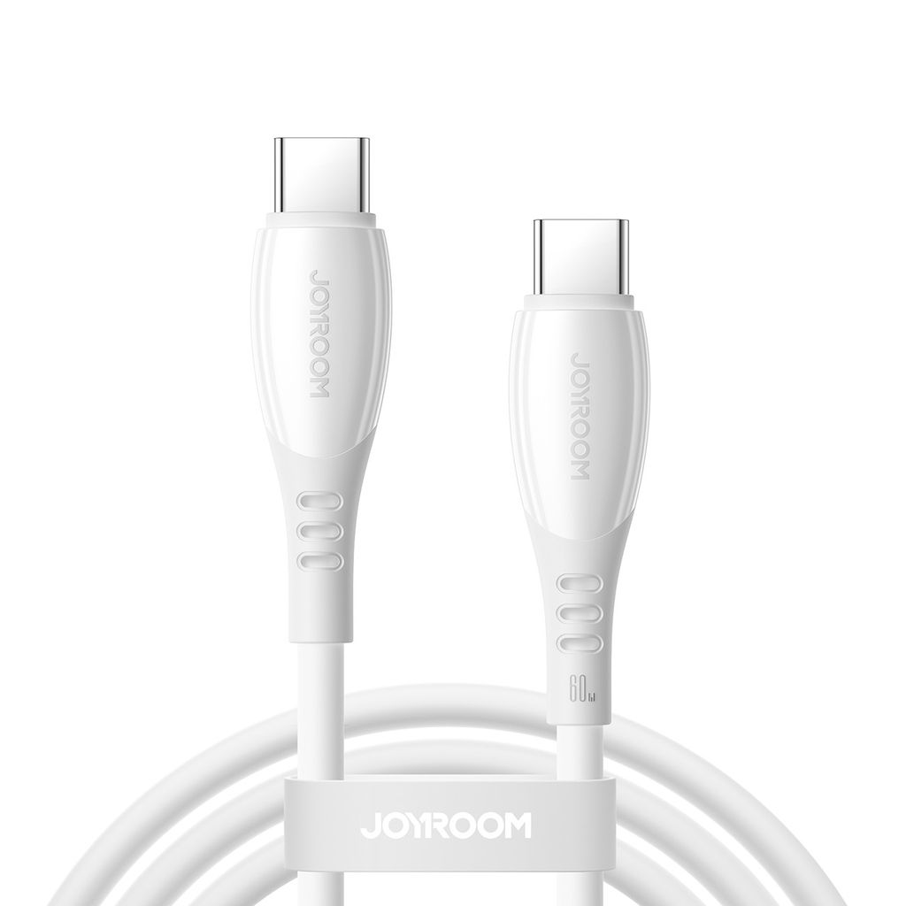 Joyroom S-A59 kabel do szybkiego ładowania USB-C do USB-C 60W 1,2 m – biały