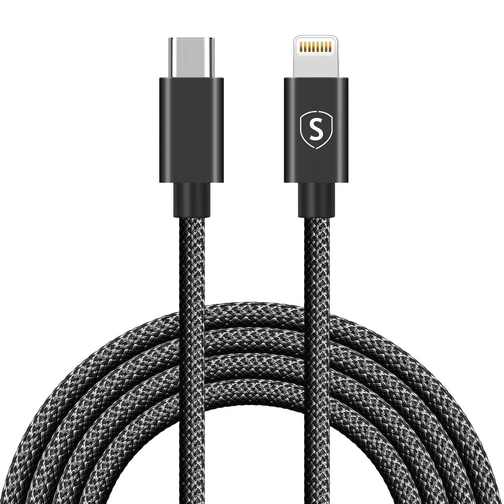 SIGN USB-C Lightning Cable 2.1A, 2m - musta