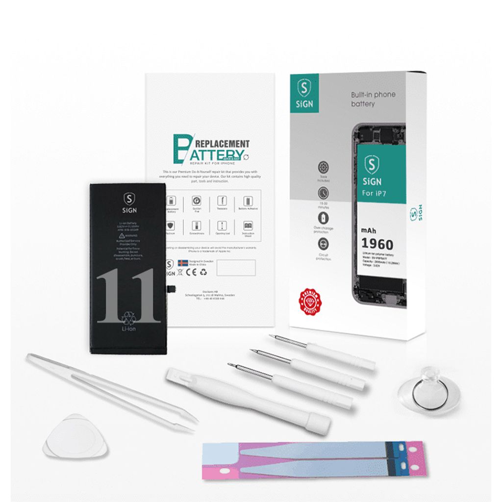 SiGN Täydellinen Akun Vaihtosarja - iPhone 11