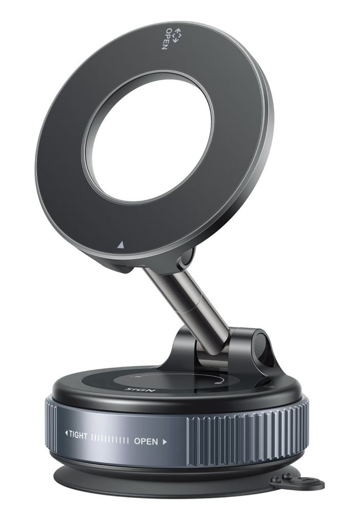 SiGN Magneettinen Puhelinteline Autolle Taittuvalla Muotoilulla – Musta