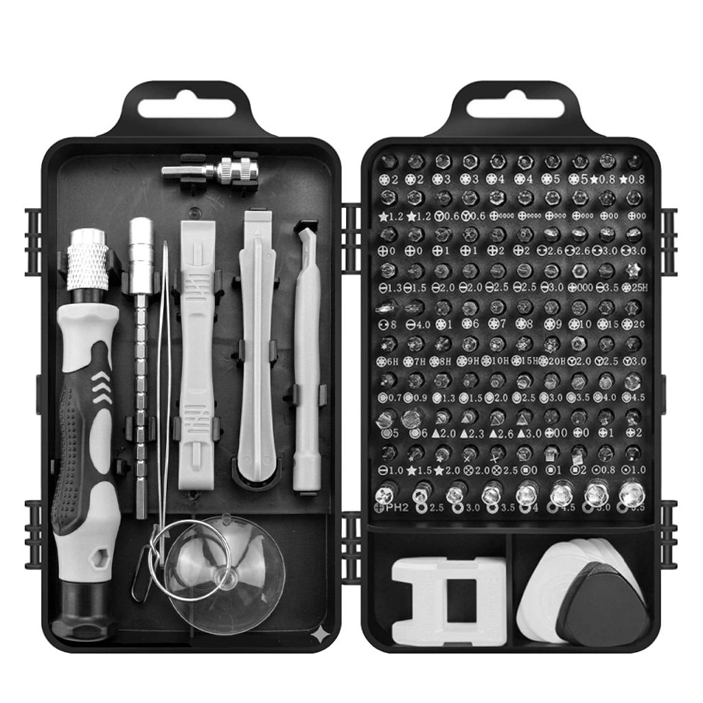 Tarkkuusruuvimeisselisarja älypuhelimelle/tietokoneelle, 115 osaa