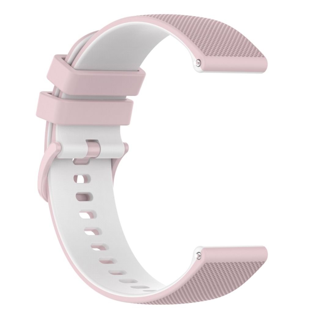 Garmin Approach S40 Urrem i tekstureret silikone tofarvet - Lyserød / Hvid