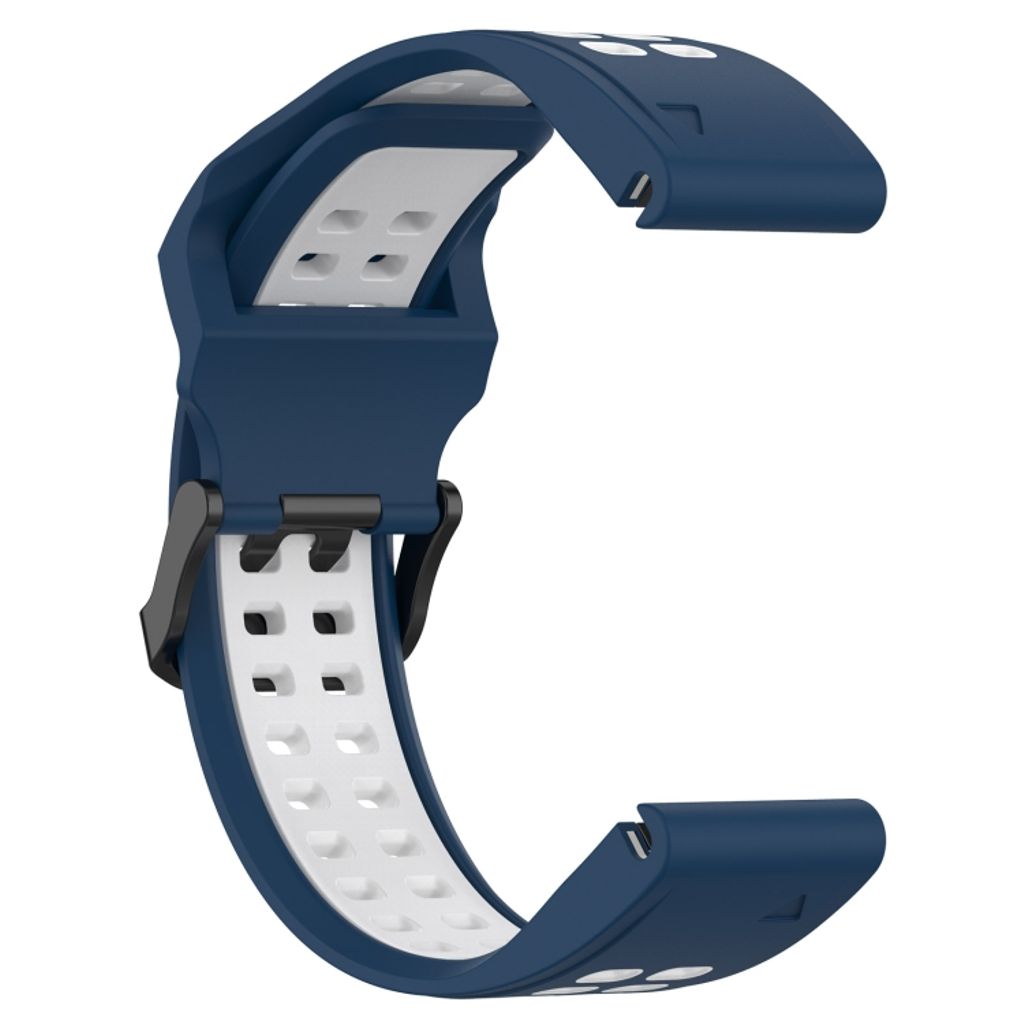 Garmin Enduro 3 Urrem i silikone tofarvet - Blå / Hvid