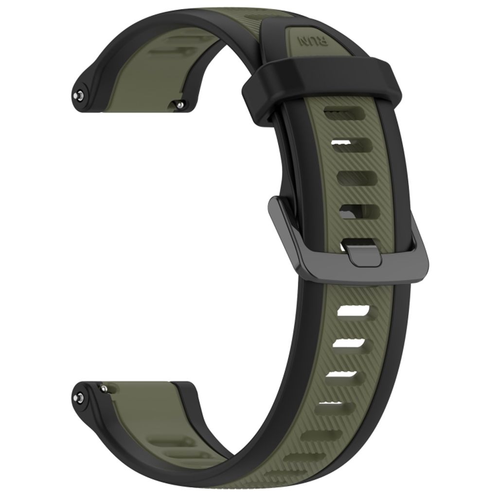 Garmin Approach S40 Urrem i tekstureret silikone tofarvet - Sort / Grøn