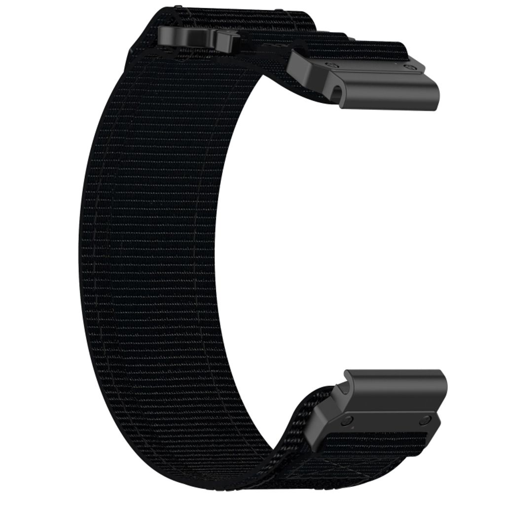 Garmin Fenix 7S Pro 42mm Kockarmband i nylon - Svart