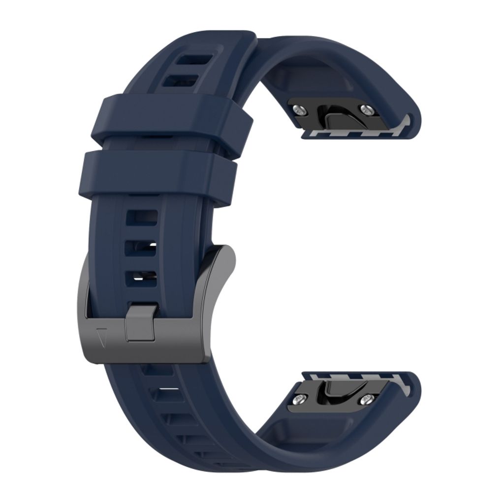 Garmin Fenix E 47mm Klokkereim i silikon ensfarget - Blå