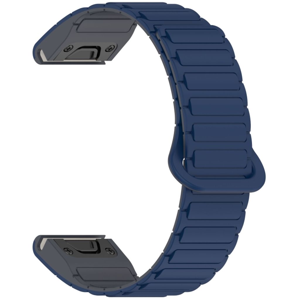 Garmin Fenix 8 51mm Klokkereim i silikon tofarget - Blå / Grå