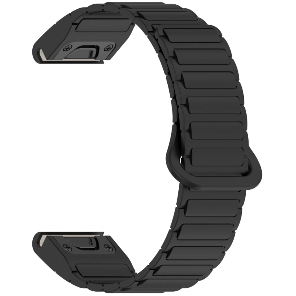 Garmin Fenix 8 43mm Klokkereim i silikon tofarget - Svart