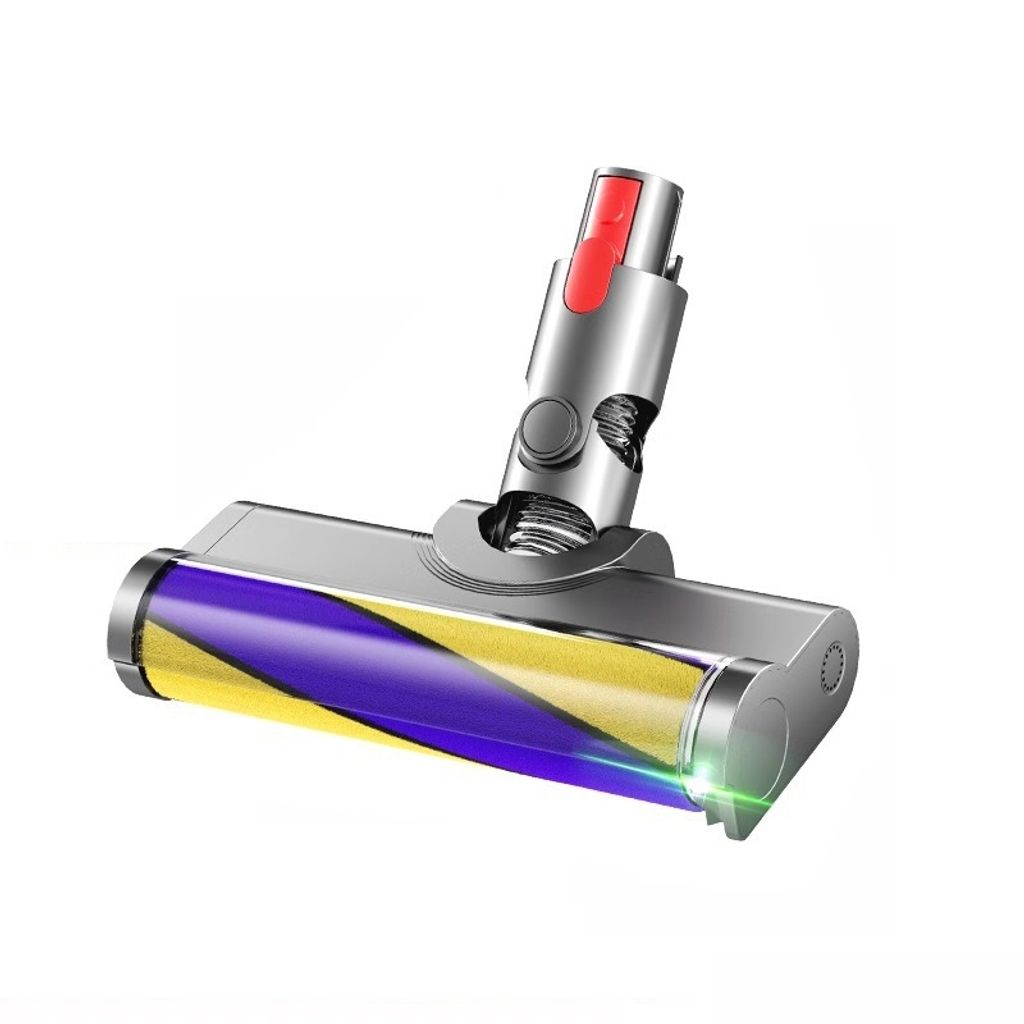 Golvmunstycke med mjuk rullborste & grön LED för Dyson V7/V8/V10/V11/V15 | Reservdelar | Batteritema