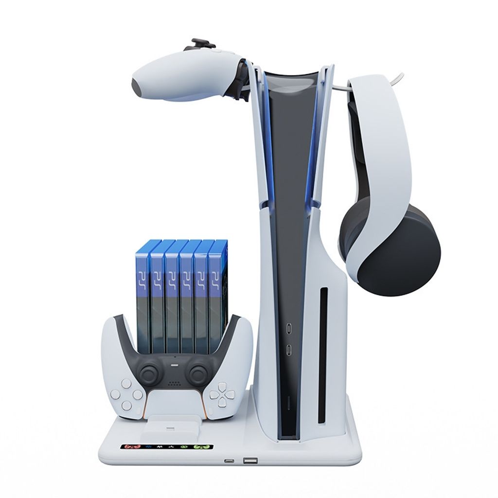 iPlay-monitoiminen jäähdytysteline PS5 Slimille