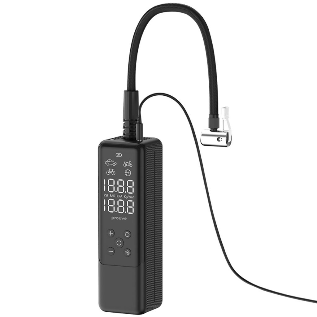 Proove Assistant Mini luftkompressor – Sort