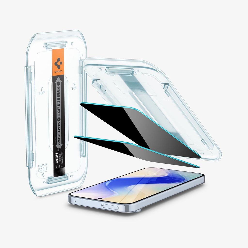 Spigen Glas.tR EZ Fit Pro Privacy Skjermbeskytter 2-paking til Google Pixel 11 / Pixel 10