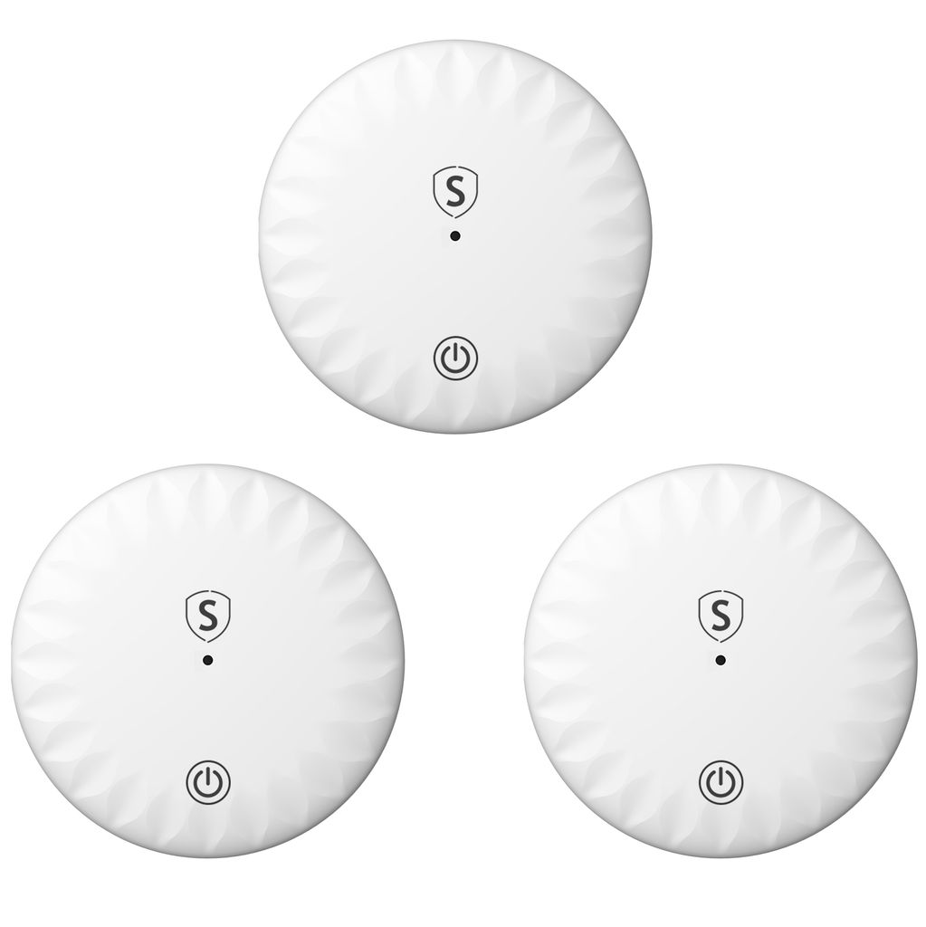 SiGN Location Finder Smart Tag Bluetooth-sökare, 3-pack – vit | Reservdelar - Universala - Smart Tag - Bluetooth Tracker | Batteritema