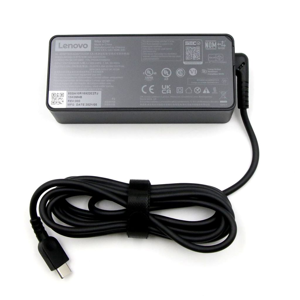 Lenovo 65W AC-adapter USB-C Original - 5A10W86255 | Laddare - Datorladdare - IBM / Lenovo | Batteritema