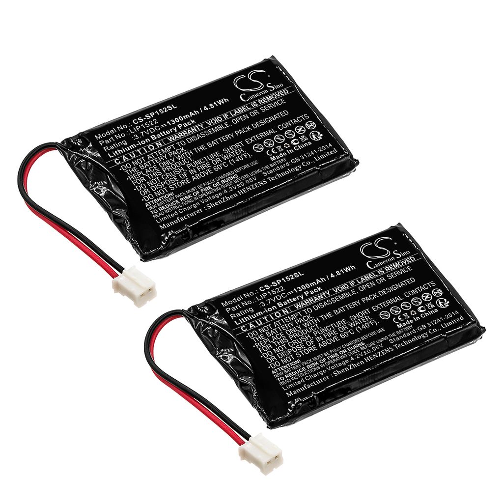 Batteri till Sony PS4 DualShock 4 Wireless Controller mfl – 2-pack | Batterier - Spelkonsolsbatterier - Spelkonsol batterinummer | Batteritema