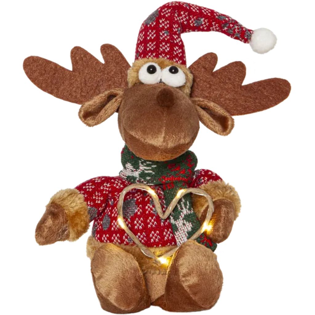 Star Trading dekorasjonsfigur Joylight julelys reinsdyr – brun