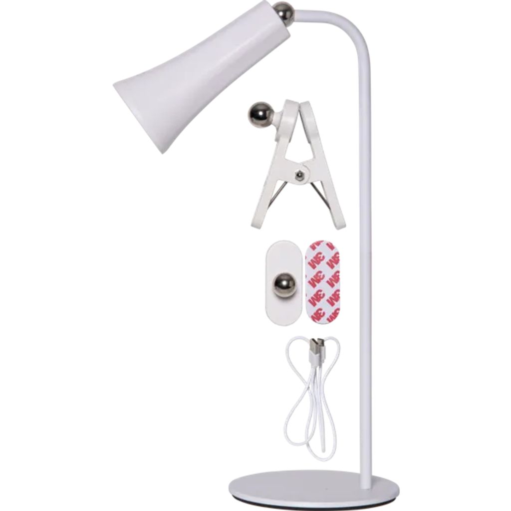 Star Trading LED-Tischleuchte, funktional – Weiß