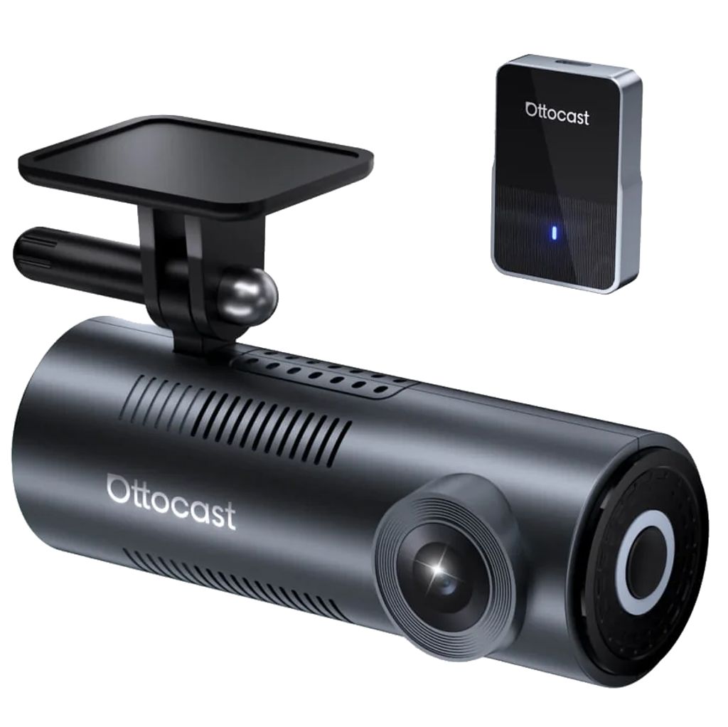 Ottocast OttoSafe Cam bilkamera med trådløs CarPlay-adapter