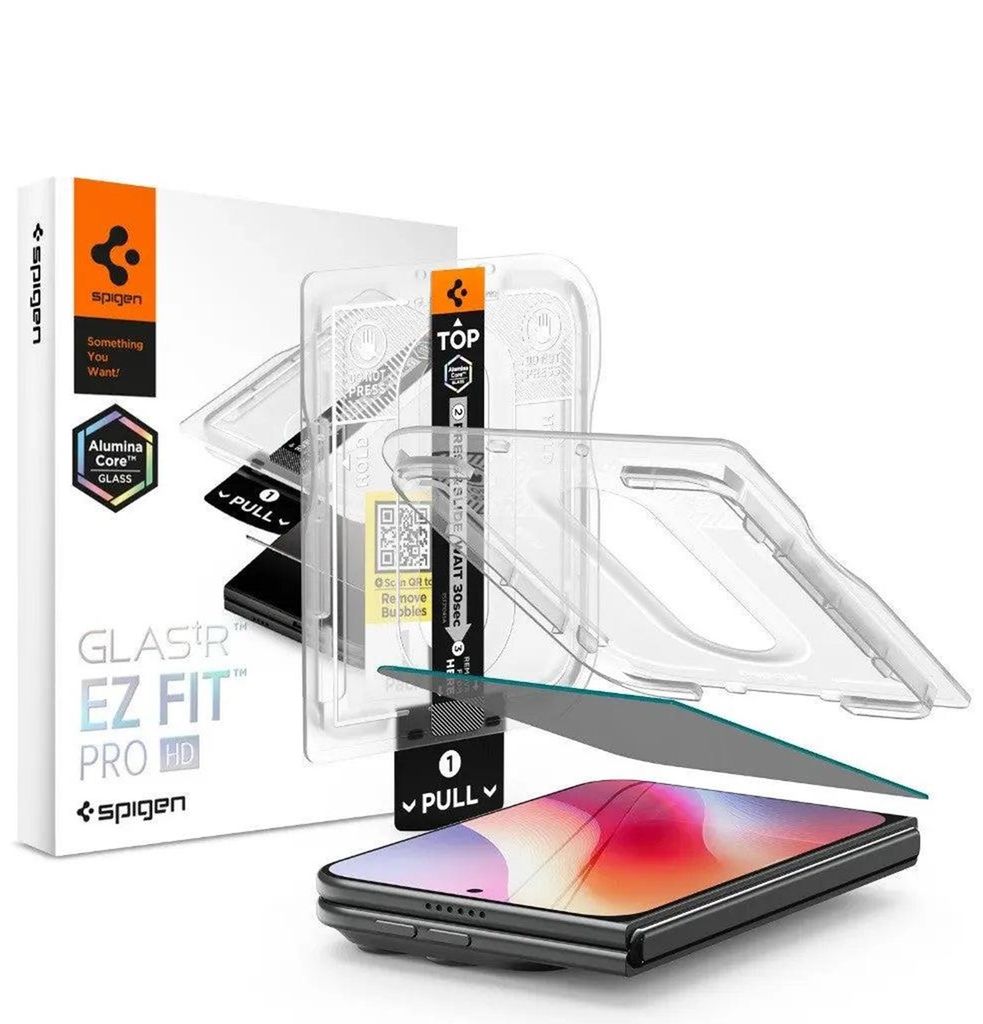 Spigen Glass tR EZ Fit Pro HD (Privacy) 1 Pack - iPhone Duo