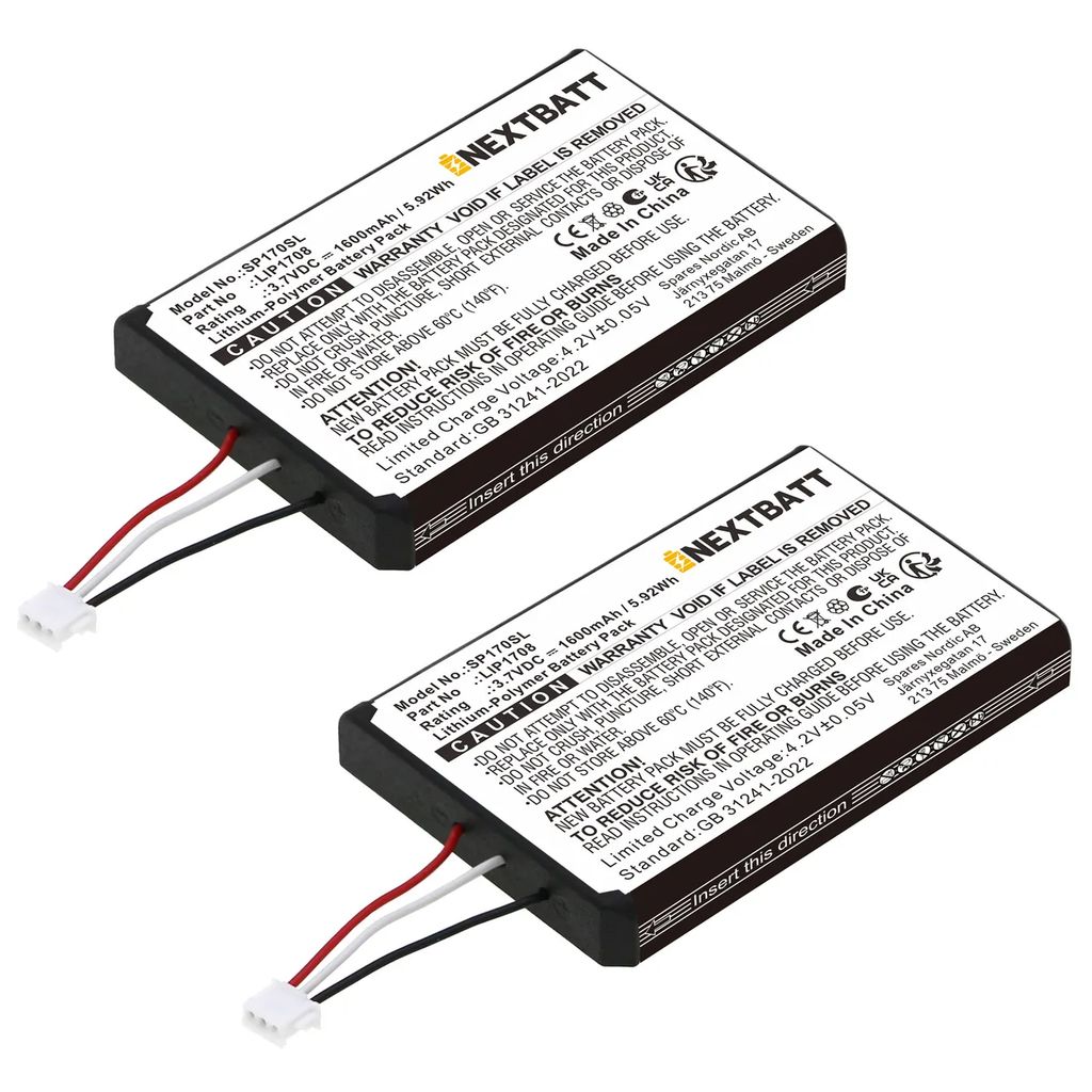 Akumulator do Sony PS5 DualSense CFI-1015A / CFI-ZCT1W – zestaw 2 szt.
