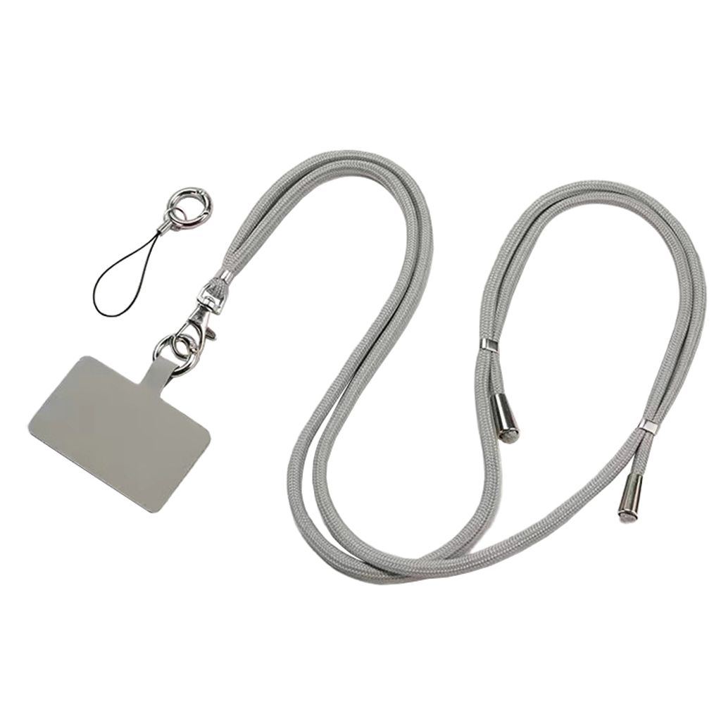 Universell justerbar telefonstropp – Grå