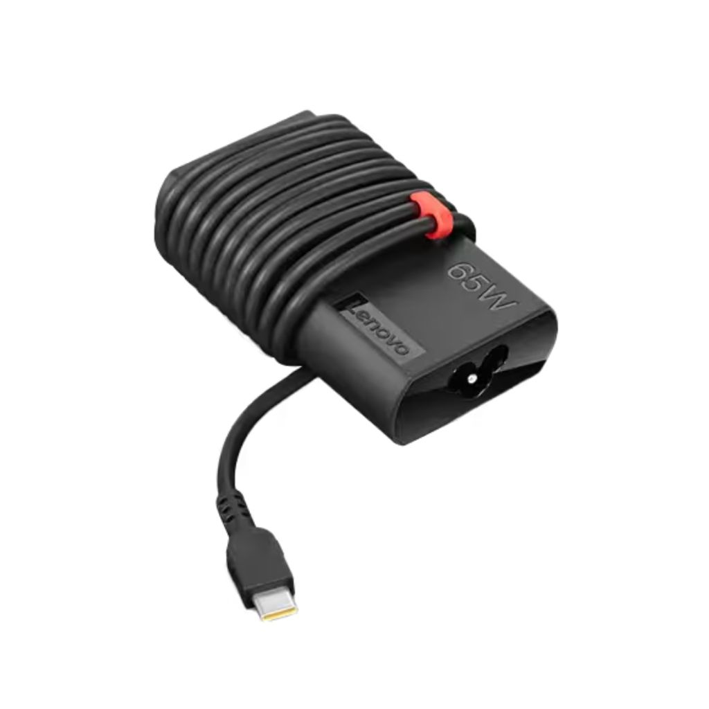 Lenovo AC Adapter USB-C 65W 3-pin – Svart