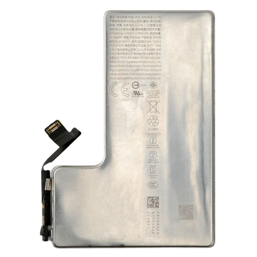 iPhone 16 Pro Original Batteri - Äkta Ny | 1564 | Batteritema