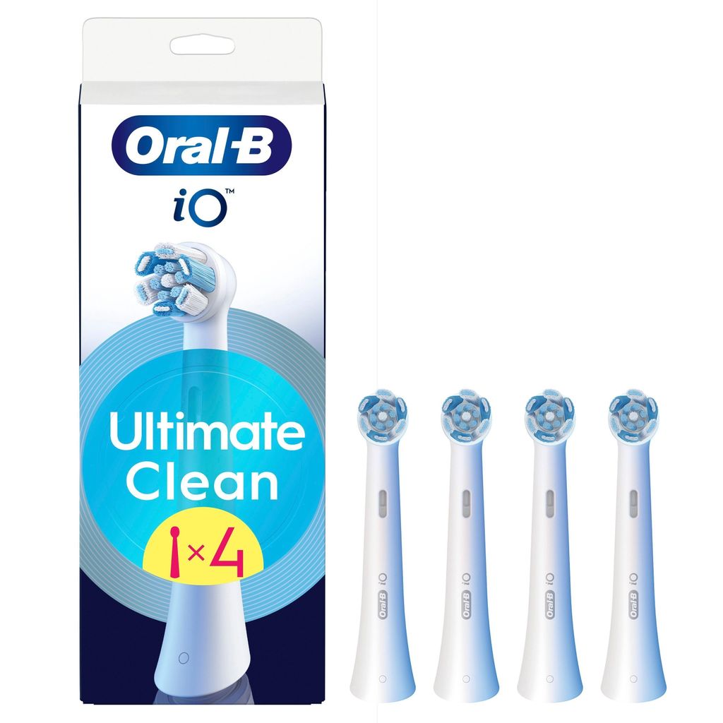 Oral-B Sonic iO Ultimate Clean -harjaspää, 4 kpl - Valkoinen