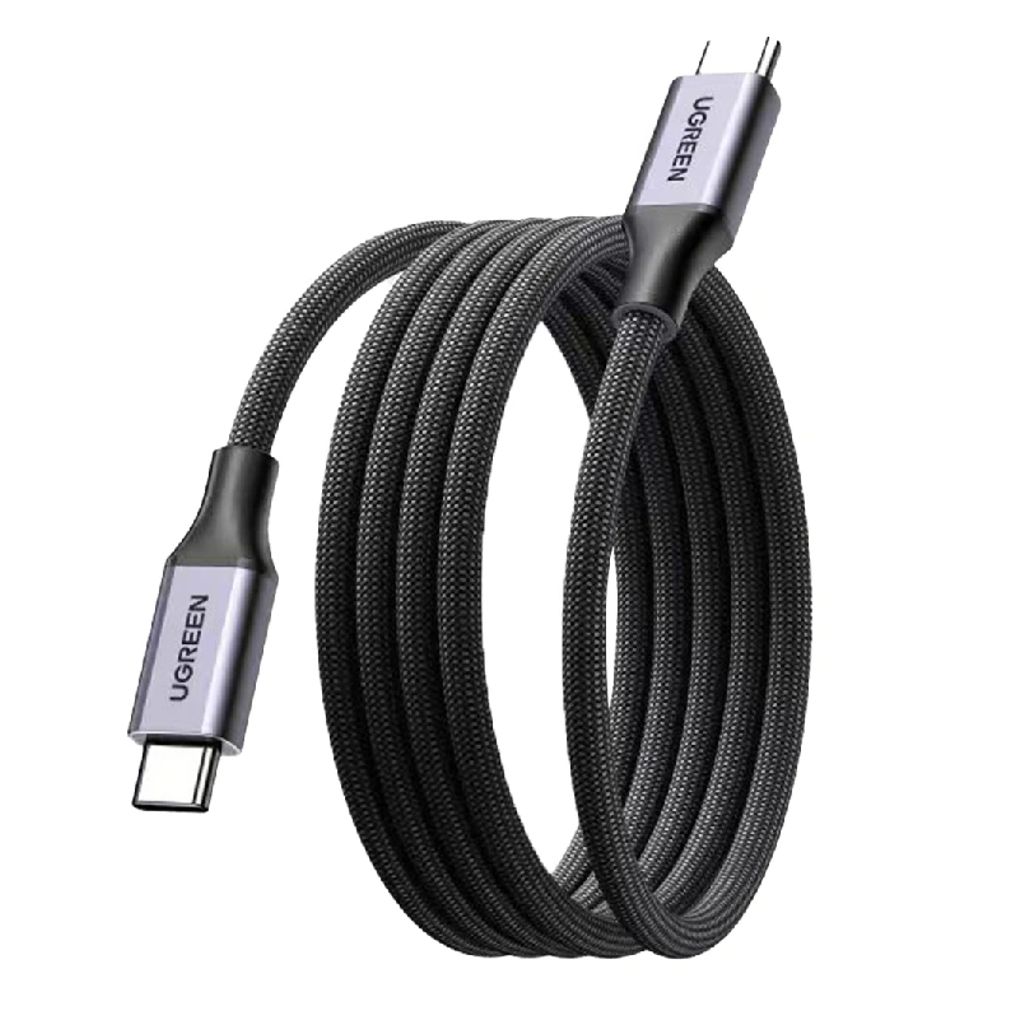 UGREEN USB-C - USB-C PD Magneettinen Pikalatauskaapeli 100W, 1m - Space Gray