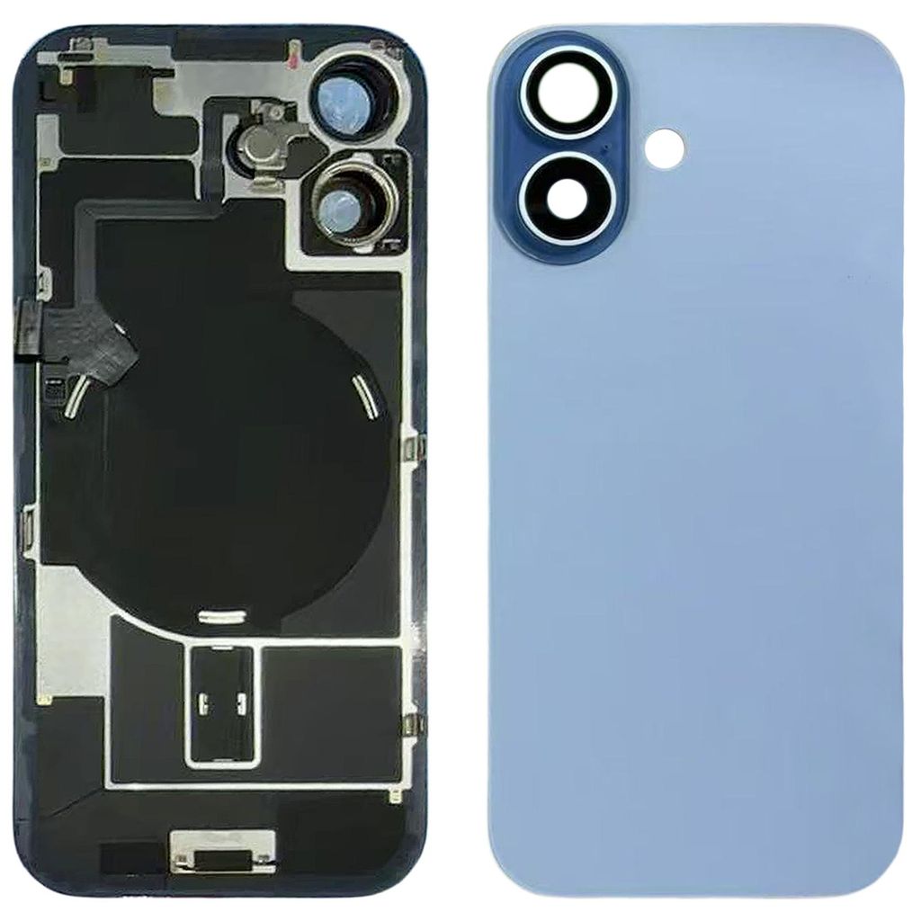 iPhone 17 Back Cover with Small Parts - Mist Blue