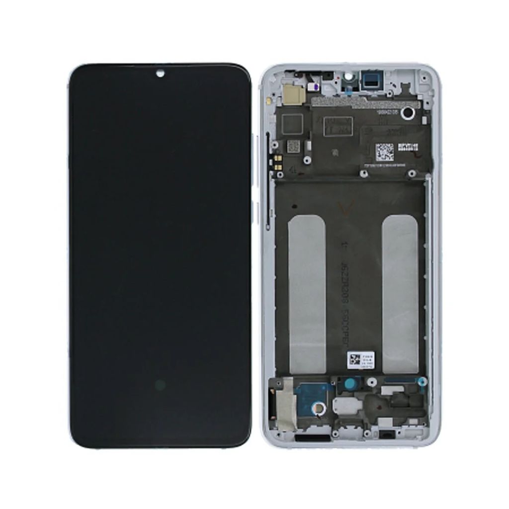 Xiaomi Mi 9 Lite-skärm – vit