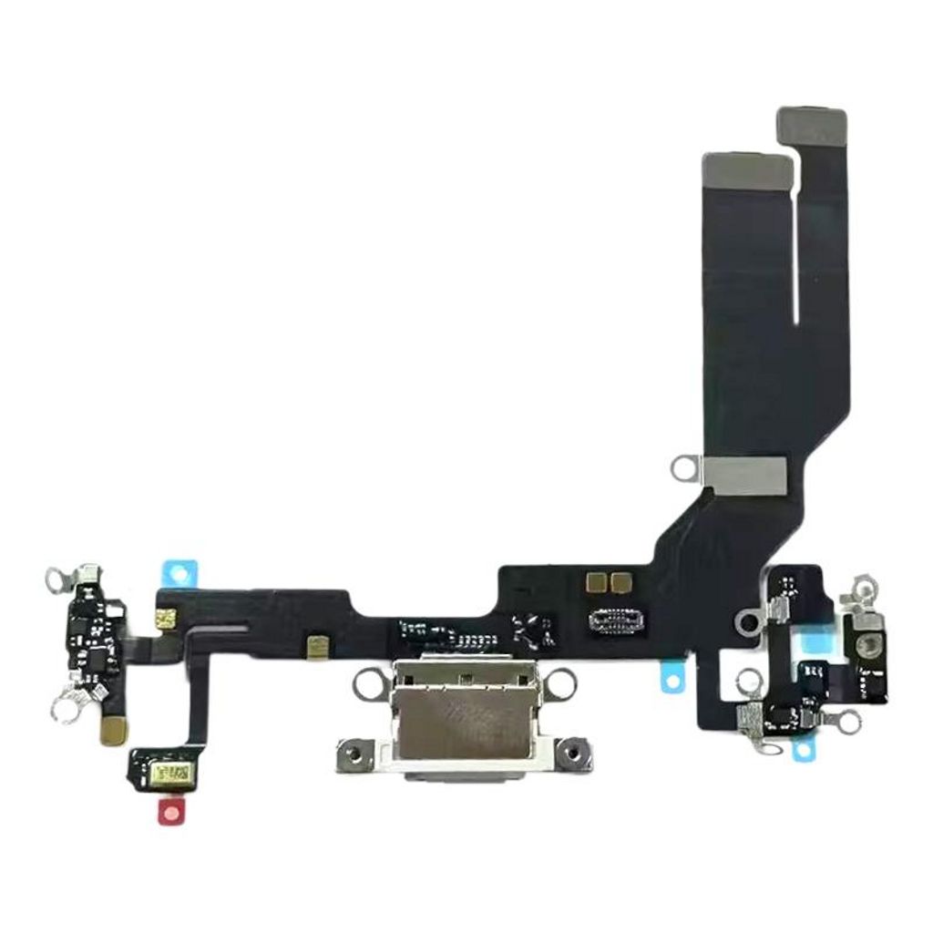 iPhone 16e Charging Port Flex Cable - White