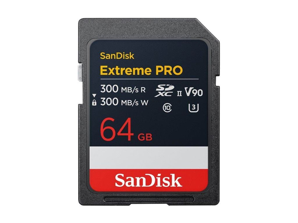 SanDisk Extreme PRO SDXC UHS-II Speicherkarte – 64 GB