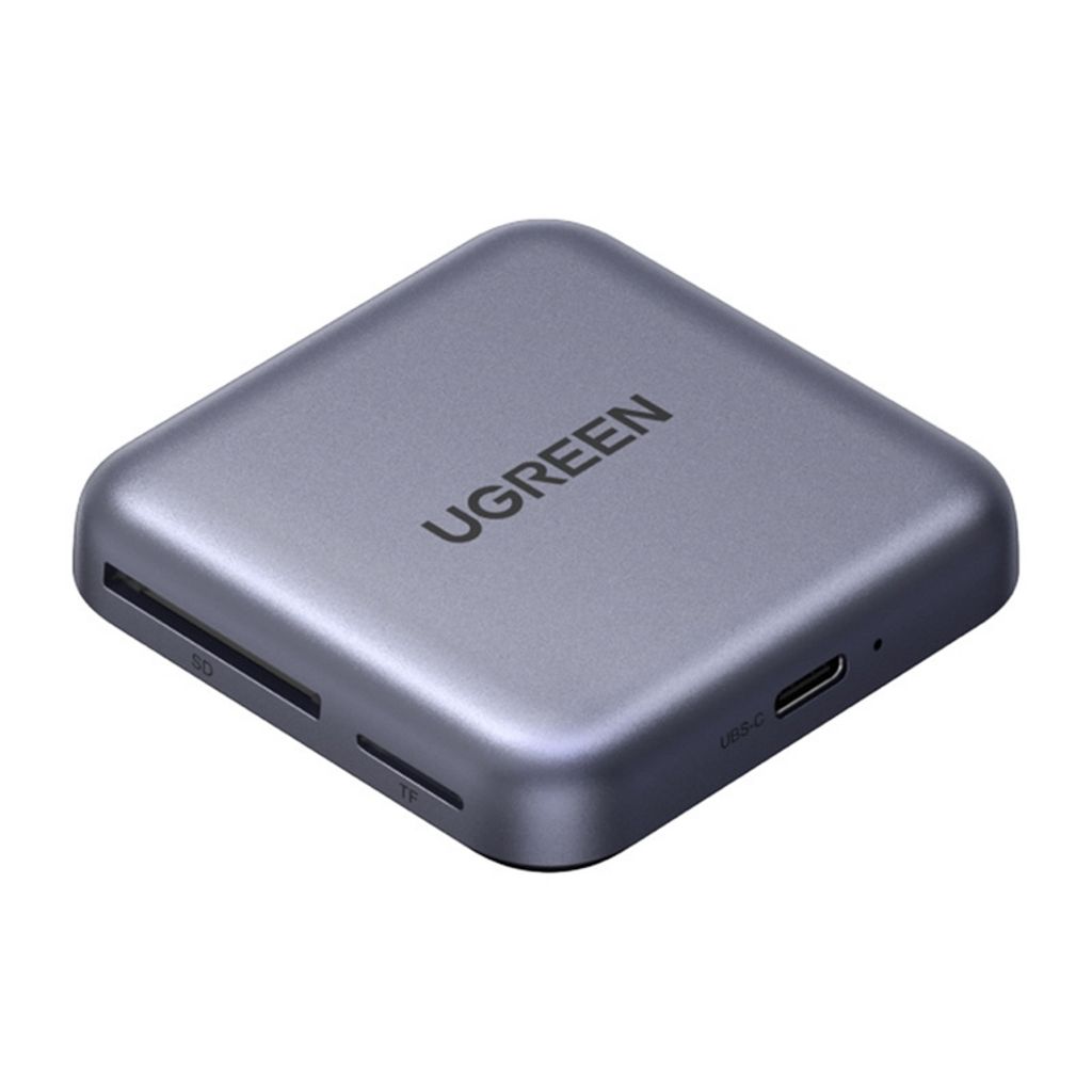 UGREEN 3-in-1 Memory Card Reader CM898 – USB-C / MagSafe / SD & TF – Black