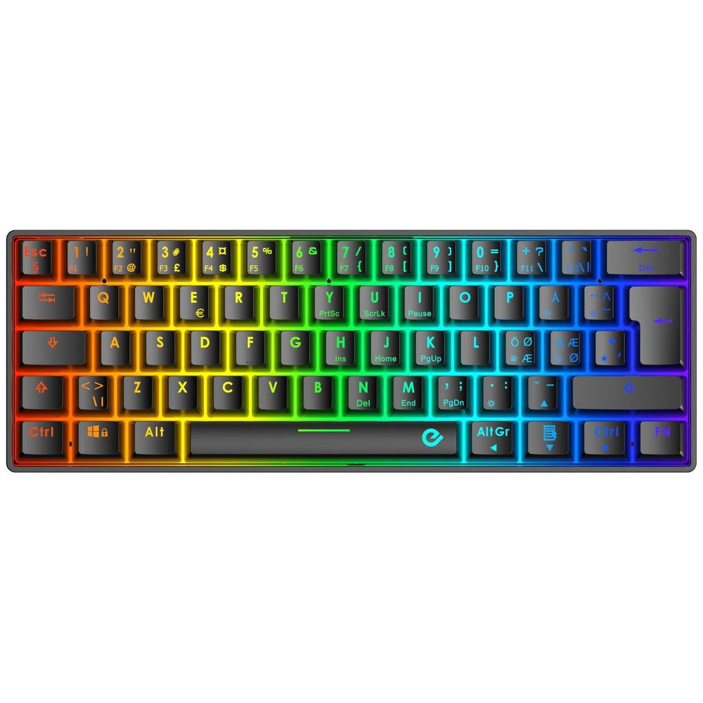 Exibel GKMX-5 Mekanisk Gamingtastatur 60 Procent – Sort