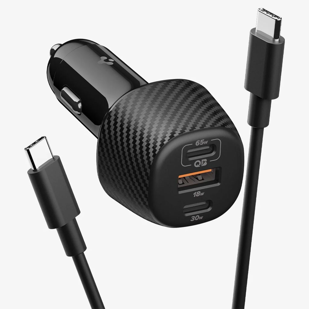 Spigen ArcStation EV1133 Essential 113W Billader USB-C/USB-A - Svart