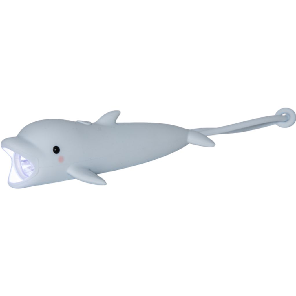 Star Trading ficklampa LED Delfin – blå