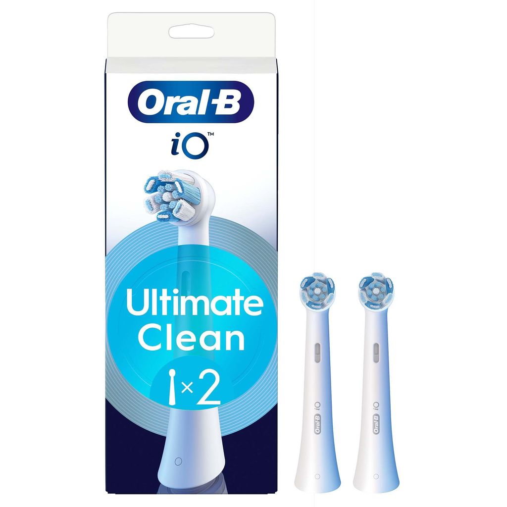 Oral-B Sonic iO Ultimate Clean -harjaspää, 2 kpl - Valkoinen