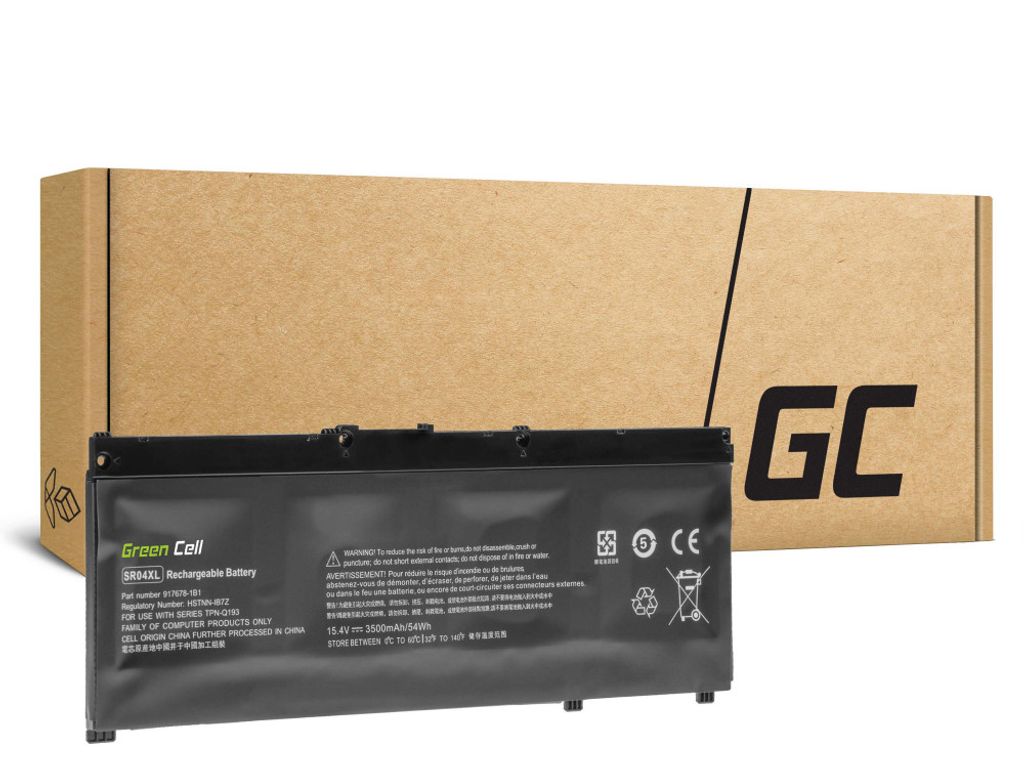 Bateria Green Cell SR04XL do HP Omen 15/15T/17/17T 3500mAh