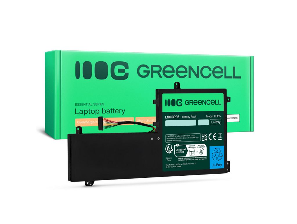 Green Cell-batteri L17C3PG1 för Lenovo Legion Y530- och Y540-serien | Reservdelar - Mobilreservdelar - Övriga smartphones - Lenovo | Batteritema
