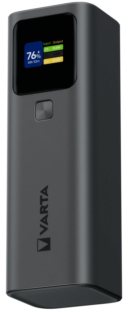 Varta 140W varavirtalähde, suuri kapasiteetti, 27000mAh – musta