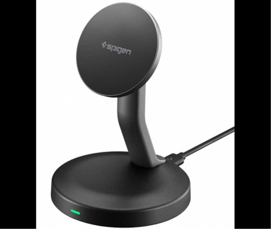Spigen EF151MS trådlös laddare 15W – svart | Laddare - Mobilladdare - Trådlösa laddare (Qi) | Batteritema