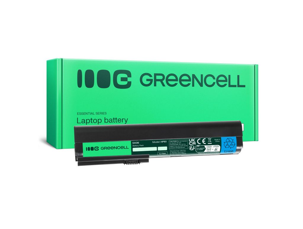 Green Cell SX09 akku HP EliteBook 2560p 2570p:lle