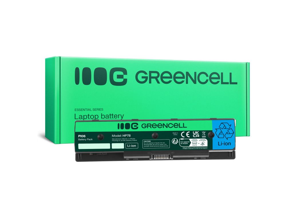 Green Cell-batteri til HP Pavilion 14/15/17, 4400mAh, 11,1V