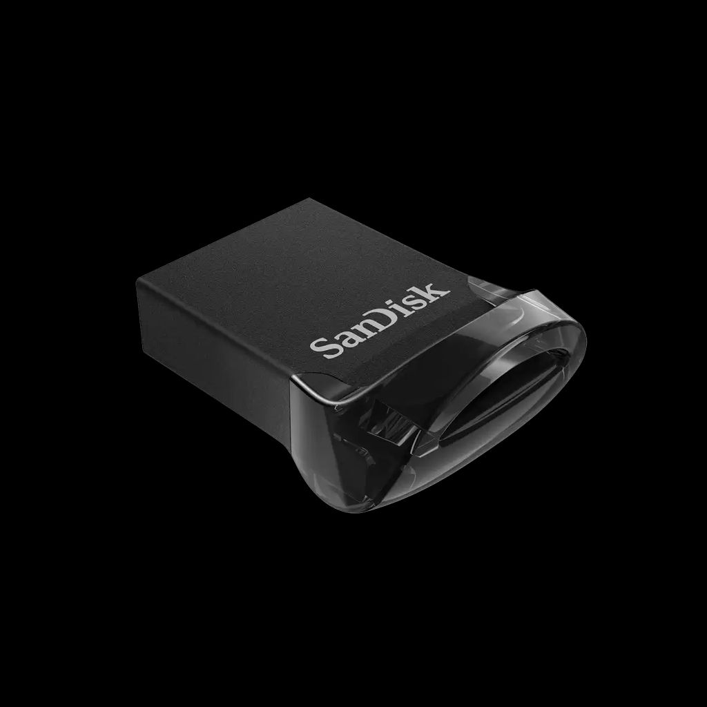 SanDisk 128GB Ultra Fit USB 3.2 USB-stik – Sort
